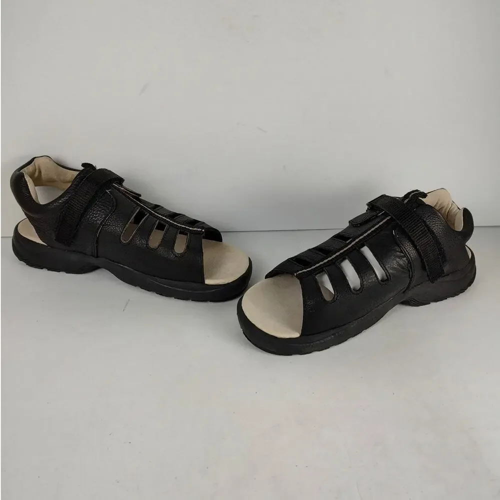 RARE VTG NEW Dr Martens Gripper 9 leather casual sandals mens 6 / womens 7 - Picture 3 of 9